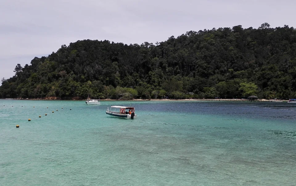 View of Gaya Island near Kota Kinabalu