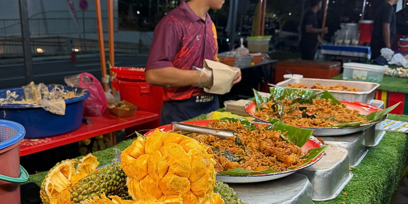 Street Food Stalls at Gaya Street Market