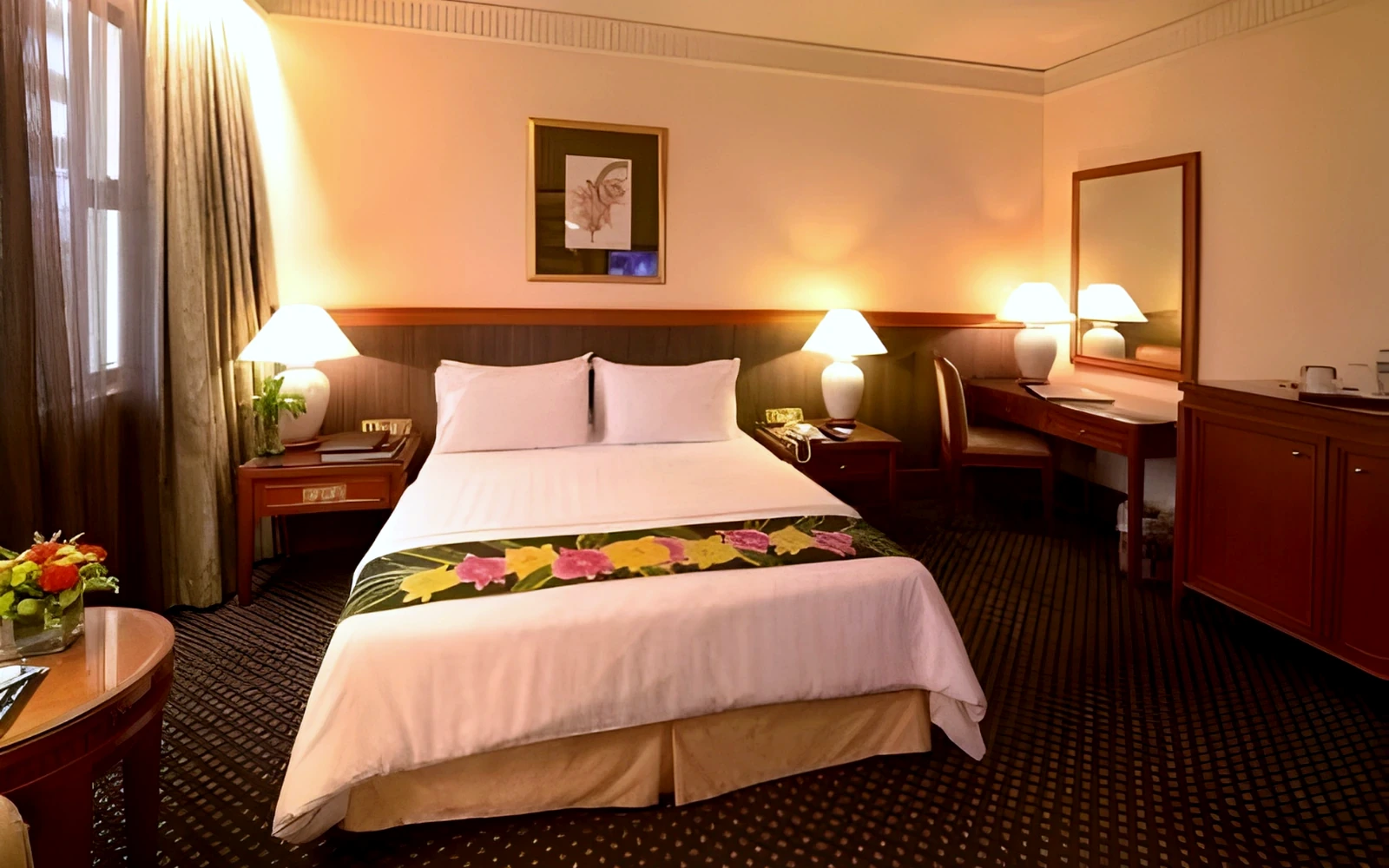 Classic Colonial Heritage Guestroom Interior at The Jesselton Hotel Kota Kinabalu